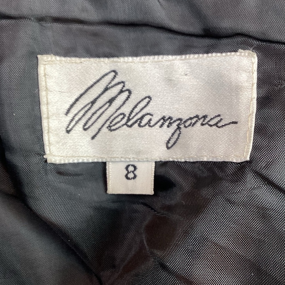 Vintage Genuine Leather Melanzona Maxi Skirt Black - Picture 8 of 11